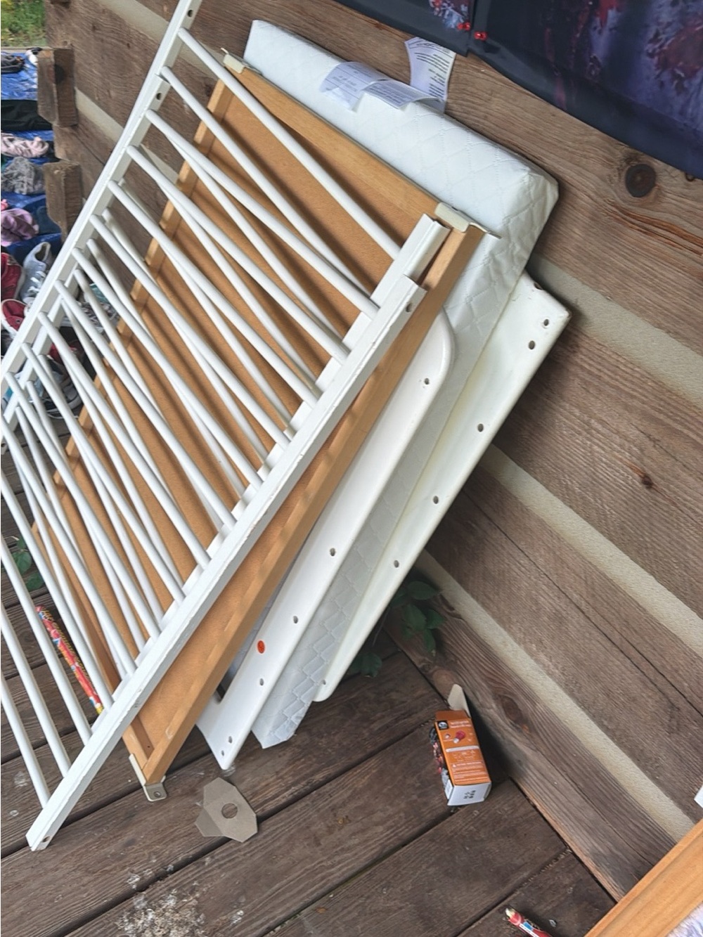 IKEA White mini rocking crib